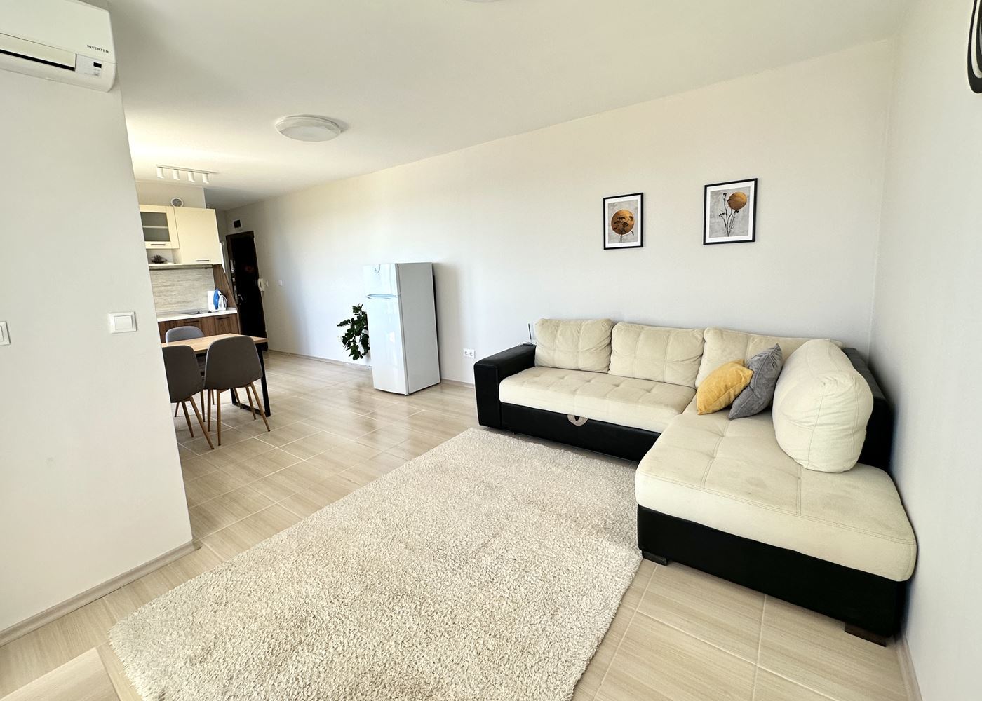 One-bedroom apartment on the first line with panoramic sea view in Nessebar