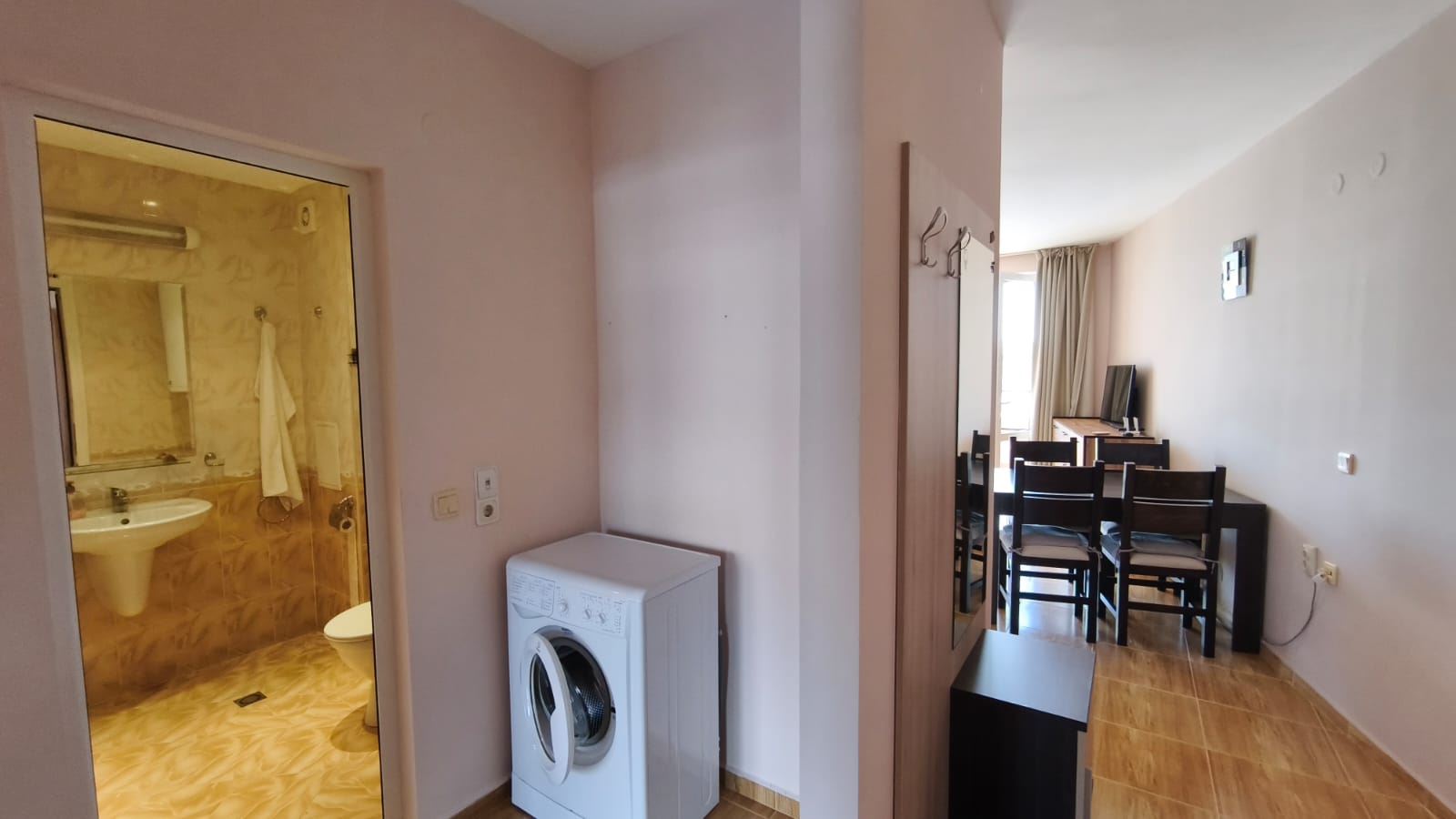 Spacious Two-Bedroom Apartment with Sea View in Sveti Vlas, 200 Meters from the Beach