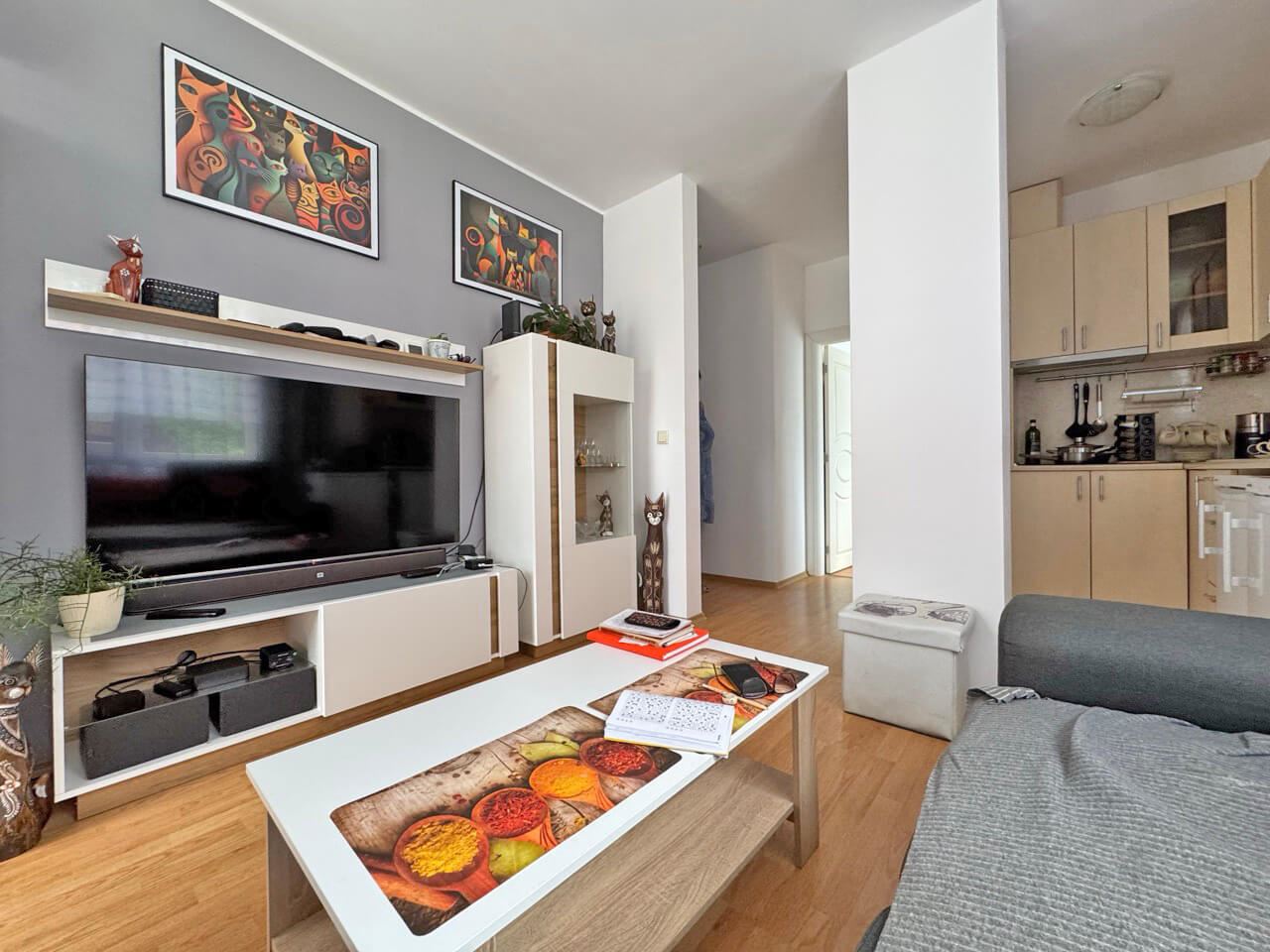 Luxury One-Bedroom Apartment with Pool View in a Prestigious Complex in Sunny Beach