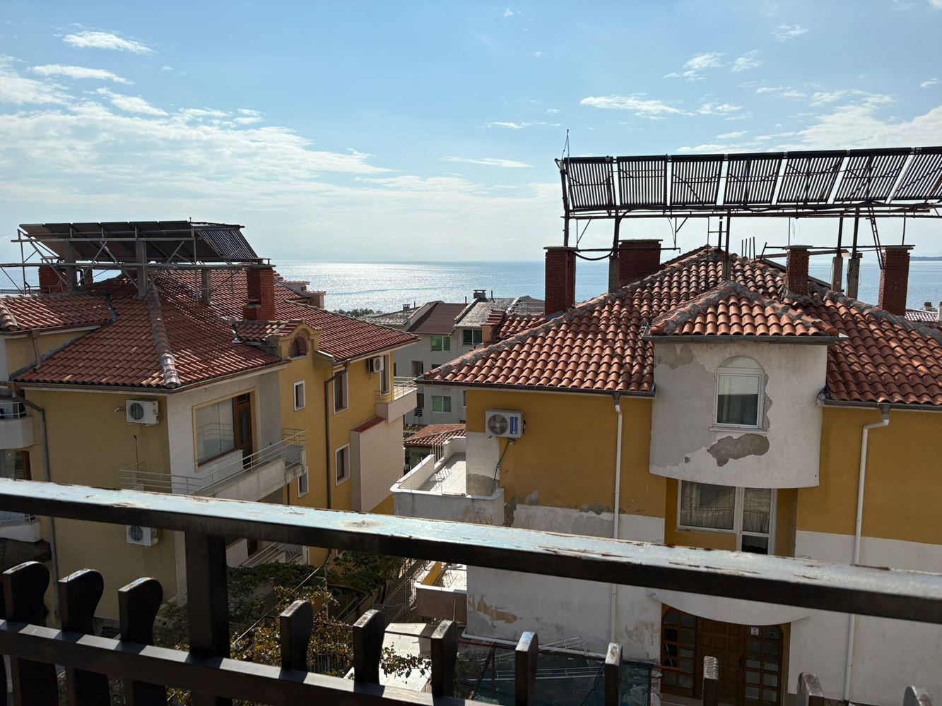 Three-room Apartment with Panoramic Sea View in Sveti Vlas – 200 m from the Beach