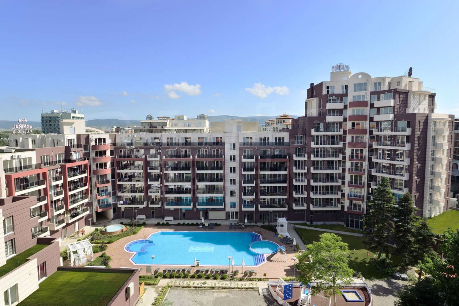 Stylish one-bedroom apartment just meters from the beach in Sunny Beach resort