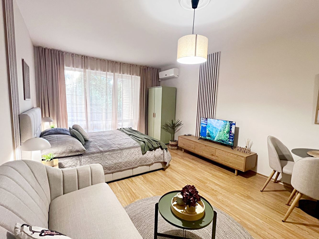 Studio with designer renovation in Sveti Vlas – only 200 m from the sea