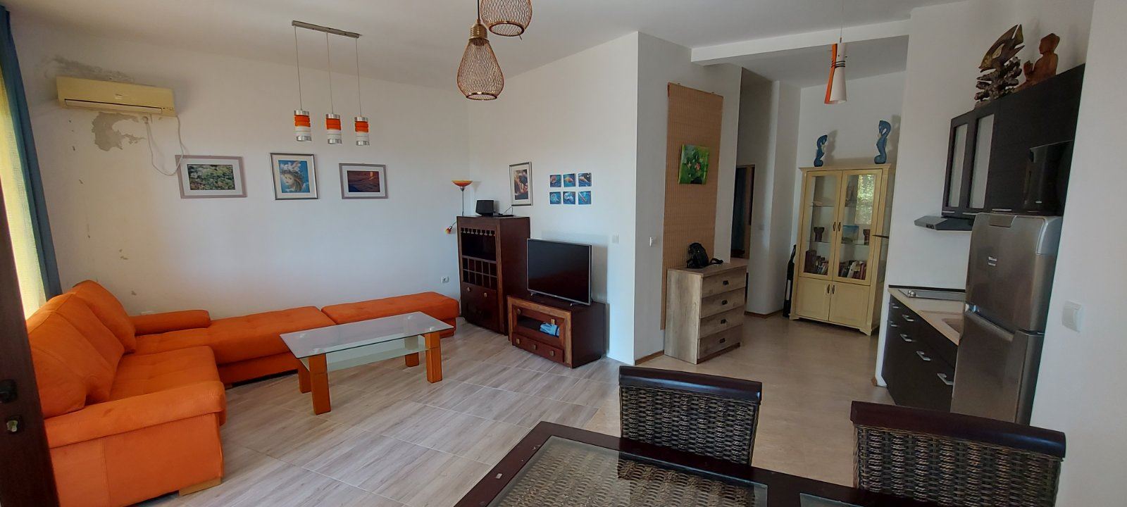 First line in Aheloy – one-bedroom apartment with panoramic sea view, private garden and excellent amenities