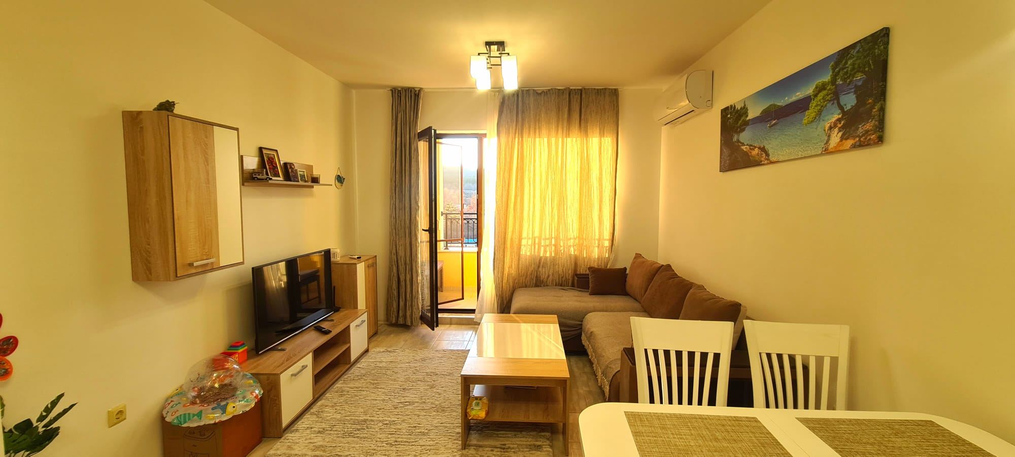 Sozopol: Two-bedroom apartment 200 meters from Kavatsi Beach – fully furnished and ready to move in