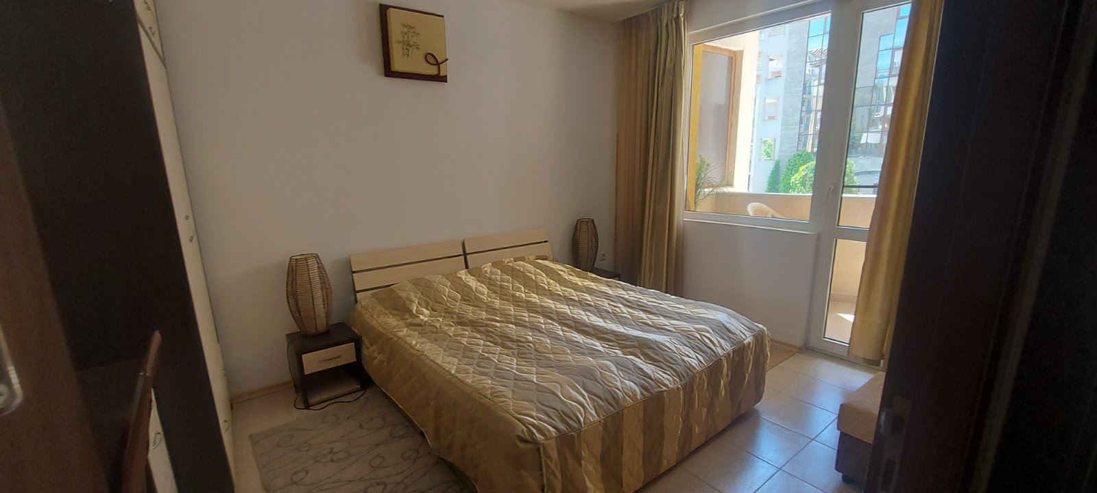 Spacious two-bedroom apartment in a modern complex in the center of Sunny Beach