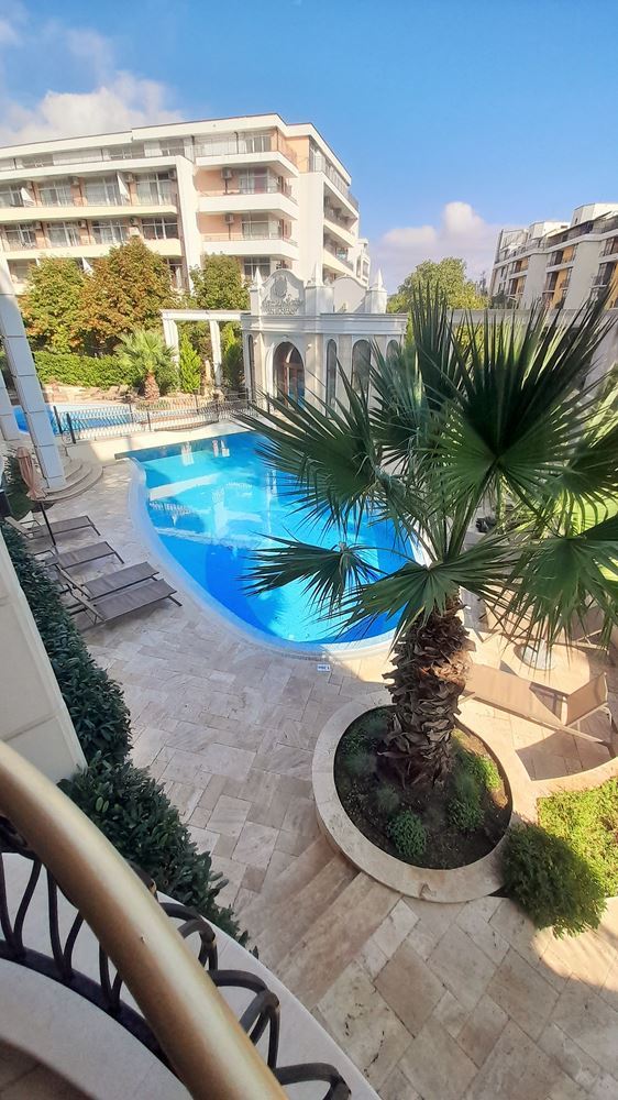 One-Bedroom Apartment with Pool View in a Complex with Impressive Infrastructure in Sunny Beach