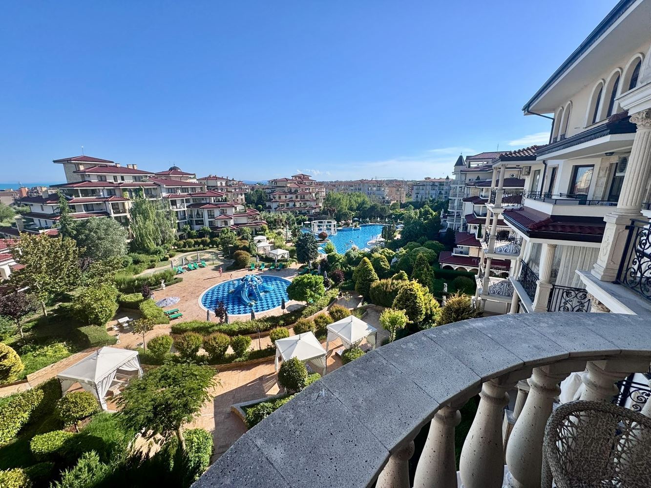 Spacious Two-Bedroom Apartment with Sea Panorama in a Prestigious Complex in Nessebar – Comfort, Space and Impressive Views
