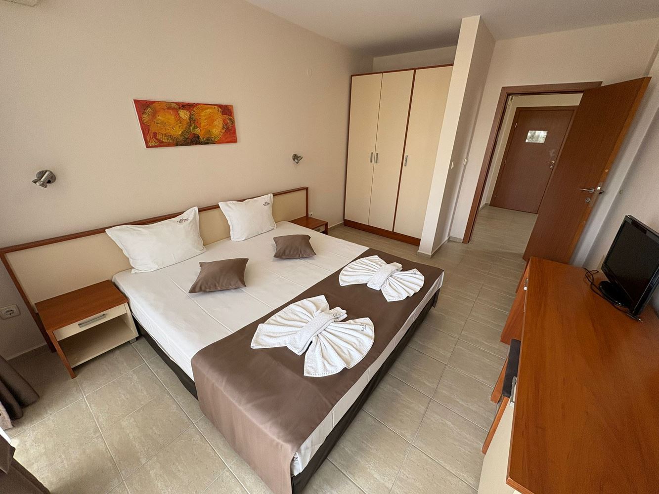 Two-Bedroom Apartment 300 Meters from the Beach in the Center of Sunny Beach