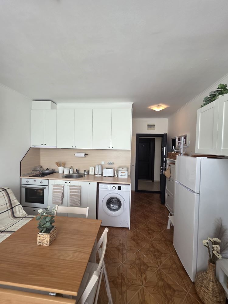 Furnished Studio Apartment in Sunny Beach with Swimming Pool, Parking and Year-Round Security
