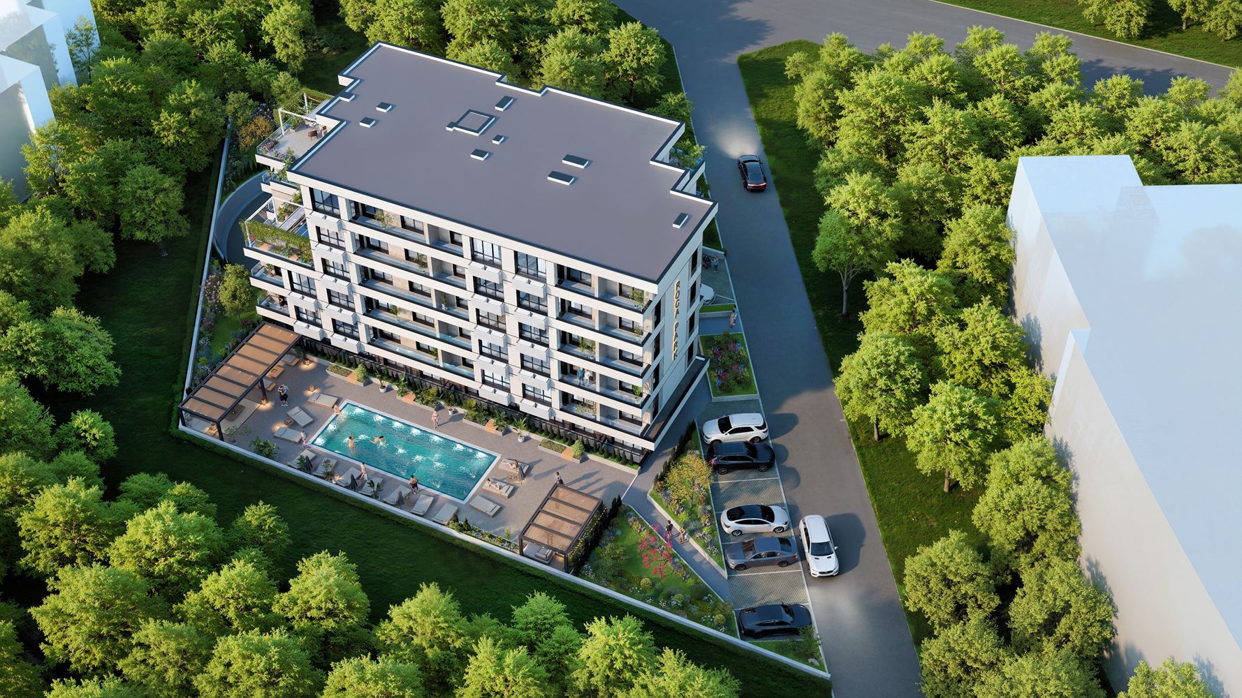 Spacious Three-Room Apartment with Two Bedrooms in a New Complex in Sunny Beach, Just Minutes from the Sea