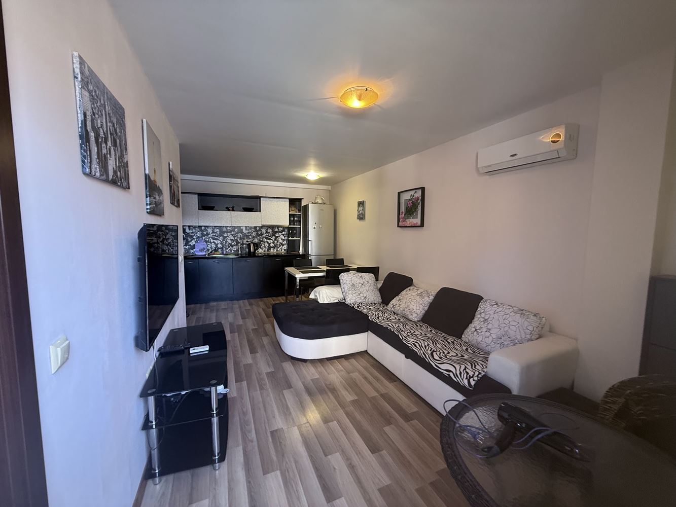 One-bedroom apartment in the center of Sunny Beach – furnished, ground floor with excellent location