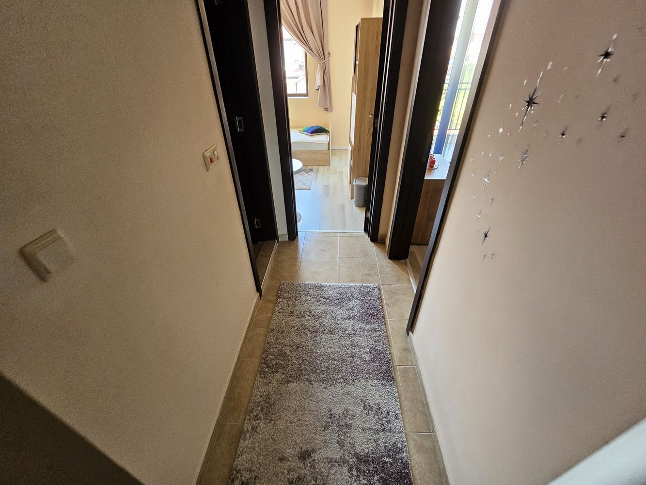 Three-room apartment with sea view – top floor with two terraces in a complex in Nessebar