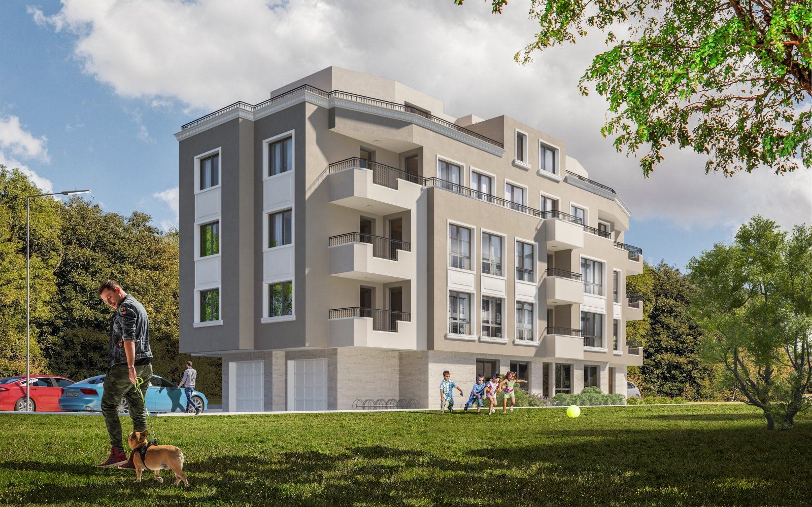 New One-Bedroom Apartment in Sarafovo with Southern Exposure and No Maintenance Fee