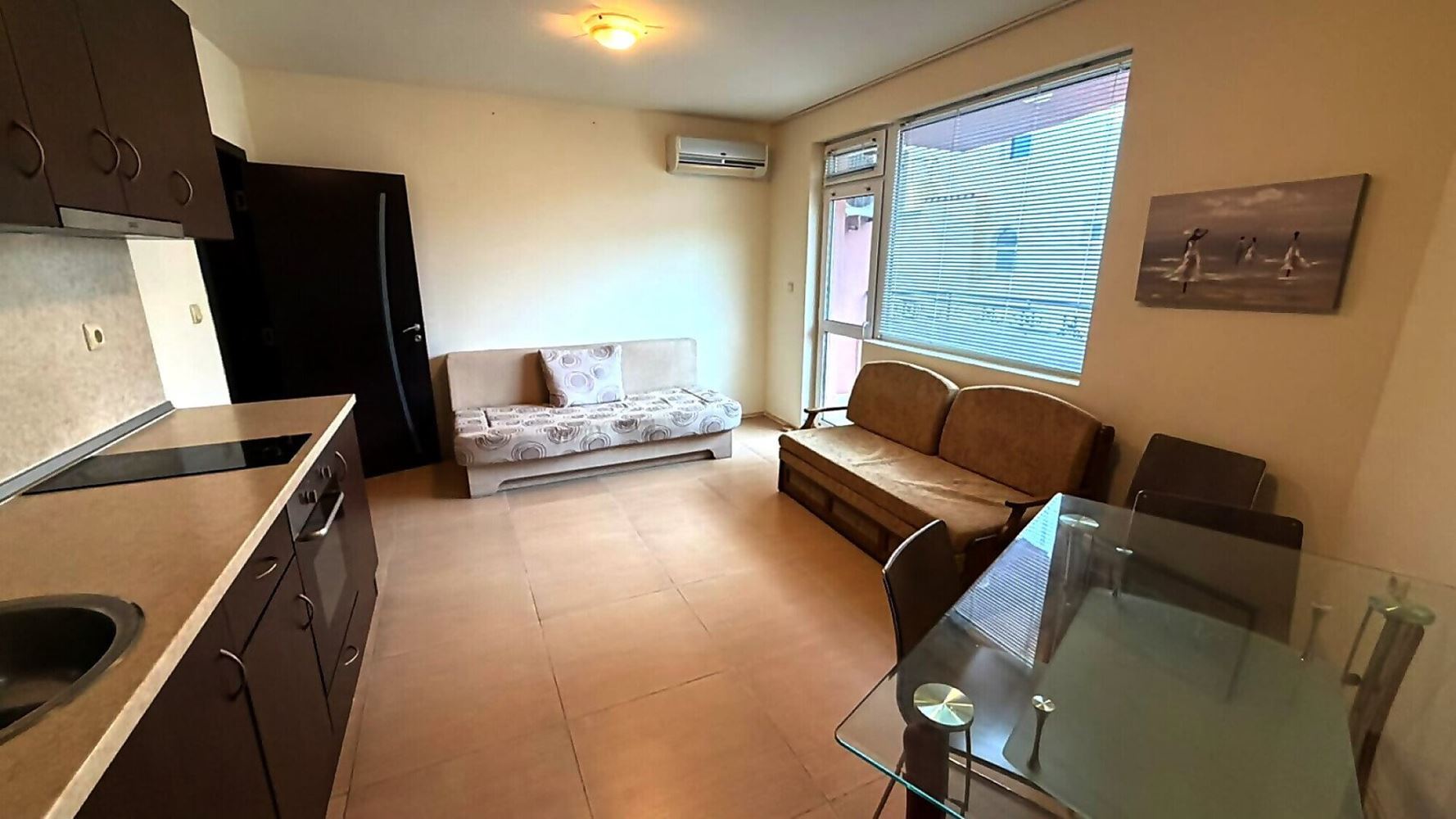 Spacious One-Bedroom Apartment with Two Terraces in Sveti Vlas – Fully Furnished and Ready to Move In