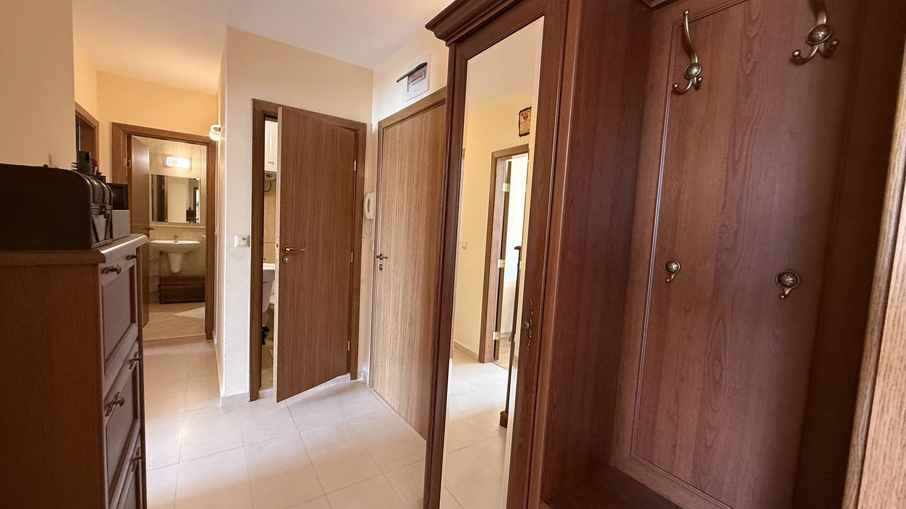 Spacious Two-Bedroom Apartment with Sea View and Low Maintenance Fee in Sveti Vlas