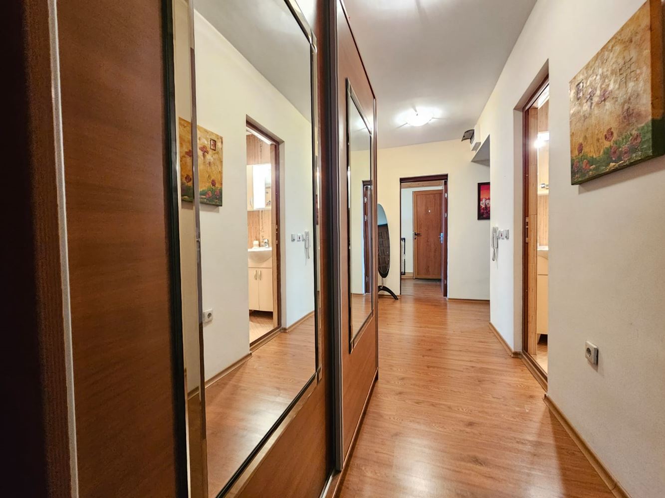 Spacious three-room apartment on the first line of the sea in Sozopol with a unique panoramic terrace