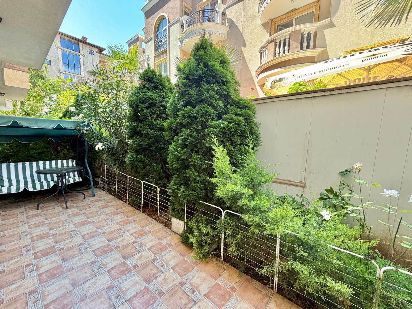 One-Bedroom Apartment with Private Garden in Ravda – Only 200 m from the Sea