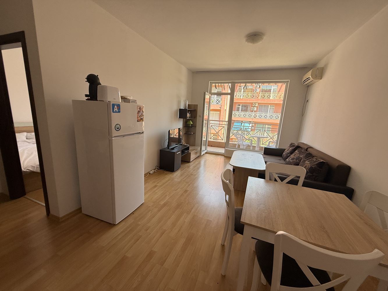 Furnished One-Bedroom Apartment with Pool View in Sunny Beach