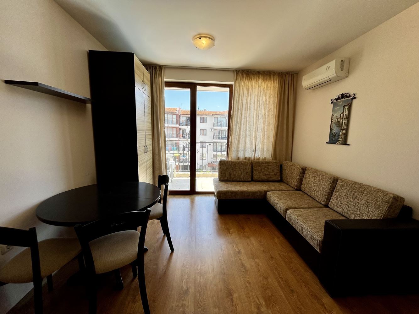 Seaside comfort and tranquility near Nessebar! Furnished one-bedroom apartment with pool view in a luxurious gated complex