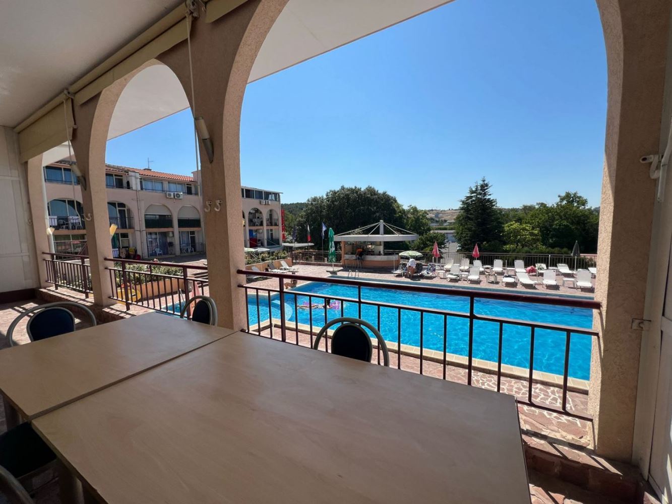Spacious two-bedroom apartment with large terrace and parking space in Sozopol – near Harmani Beach