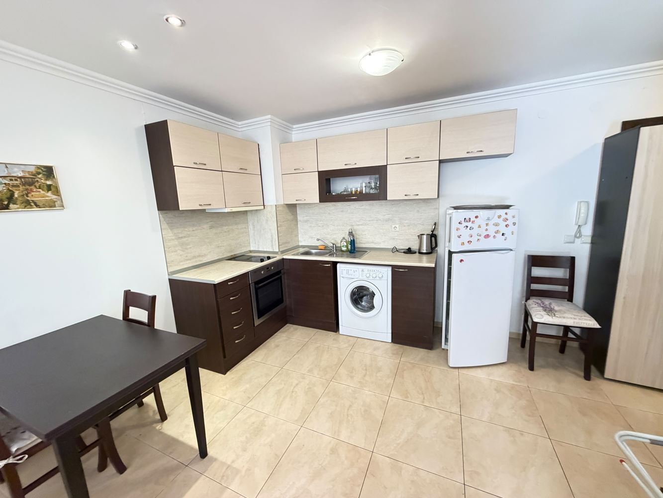 Seafront Apartment with Direct Beach Access in Sveti Vlas – Private Garden Attached to the Apartment