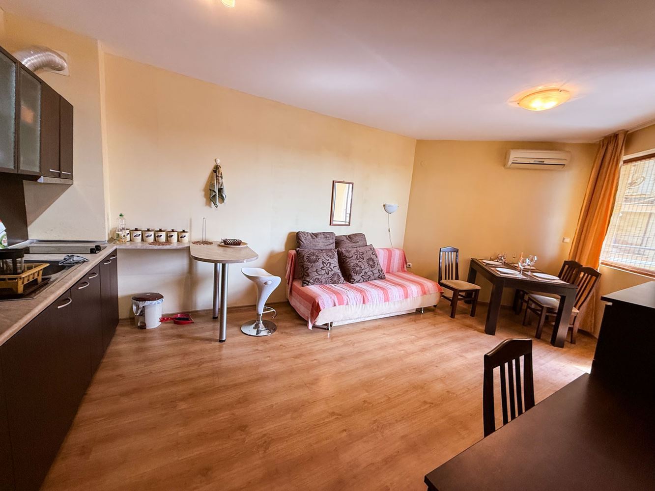 Sunny Beach: Cozy One-Bedroom Apartment with Low Maintenance Fee