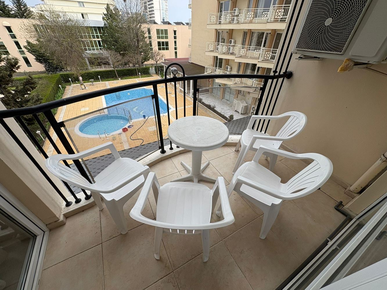 Two-Bedroom Apartment 300 Meters from the Beach in the Center of Sunny Beach