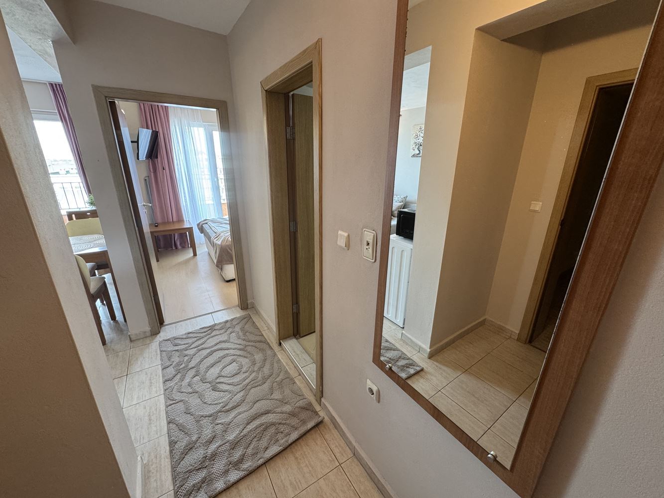 One-bedroom apartment with panoramic views in the heart of Sunny Beach