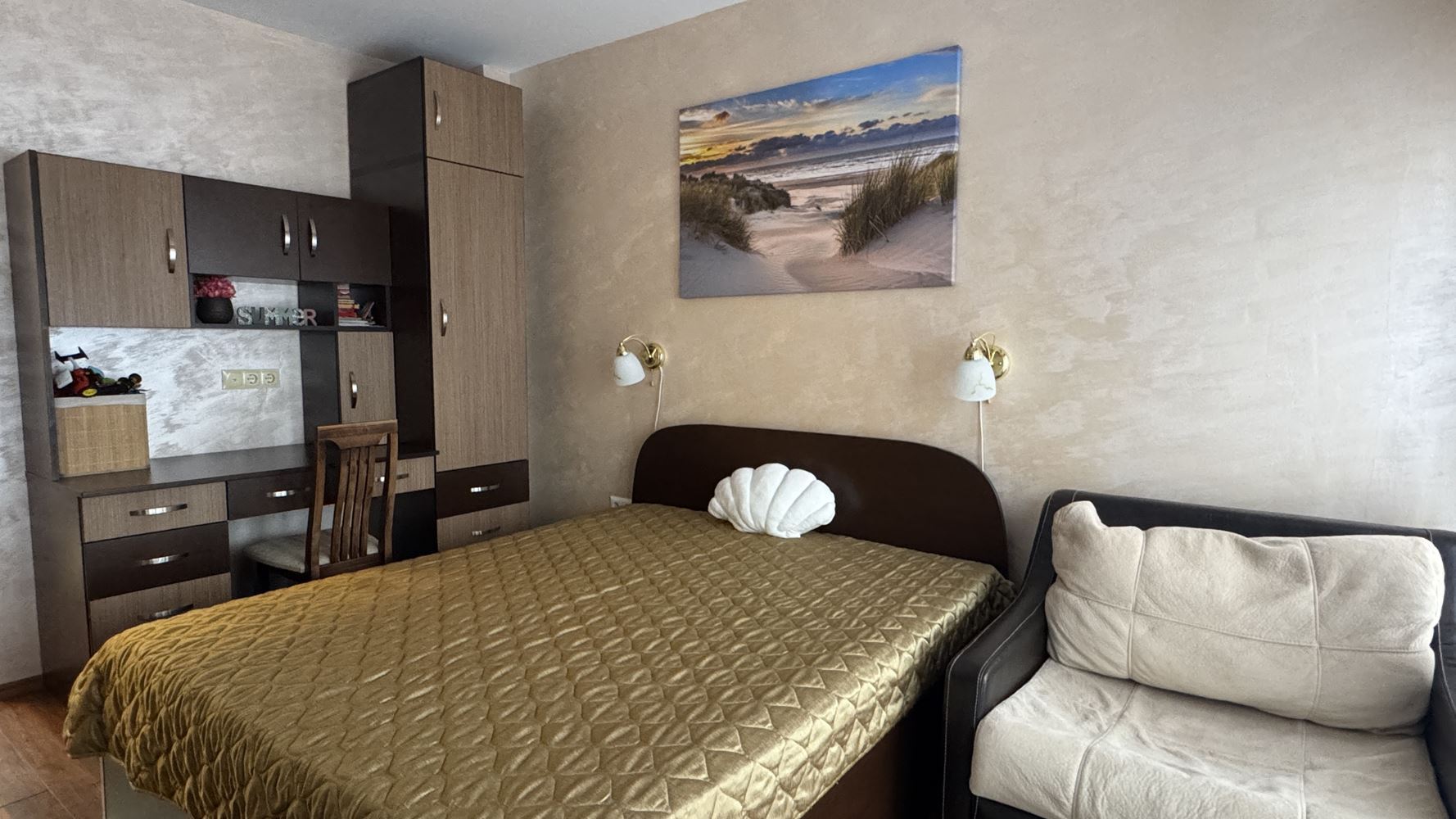One-Bedroom Apartment in the Old Town of Pomorie – No Maintenance Fee, Excellent Property in a Picturesque Area