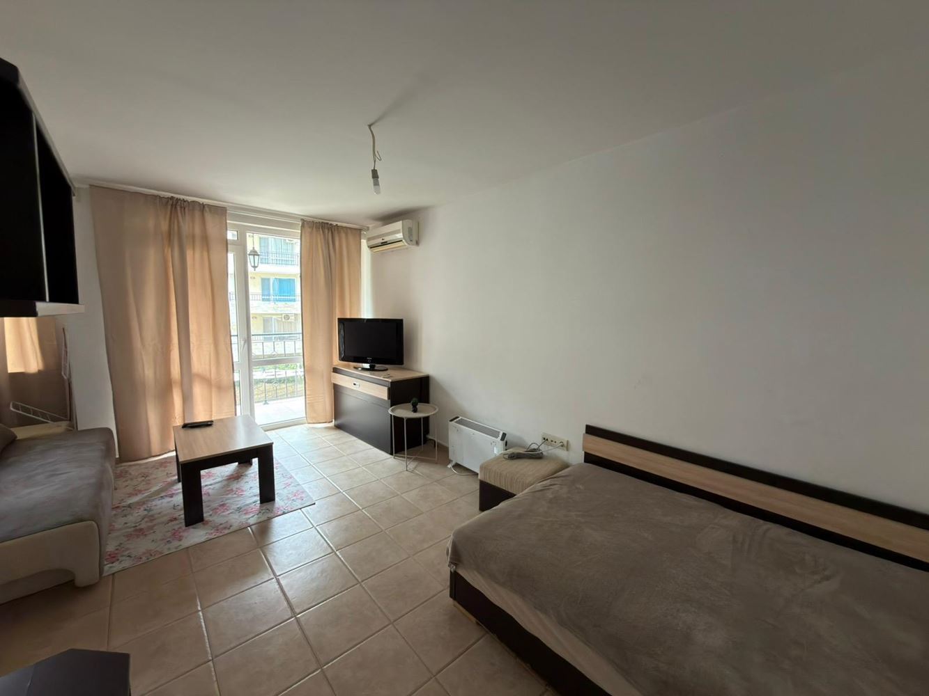 Spacious Furnished Studio in Sunny Beach – Only 300 Meters from the Beach