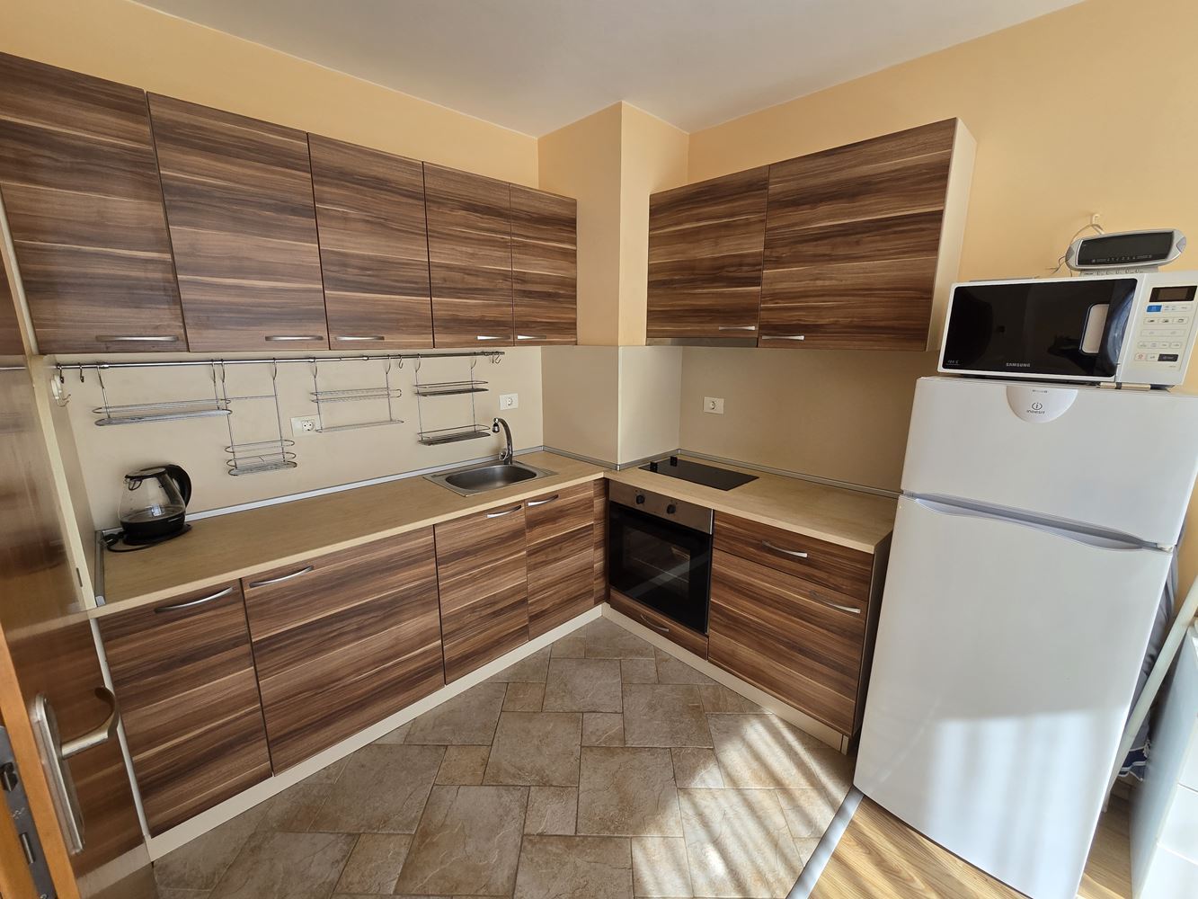 Panoramic Sea View on the First Line – Furnished One-Bedroom Apartment in Sveti Vlas