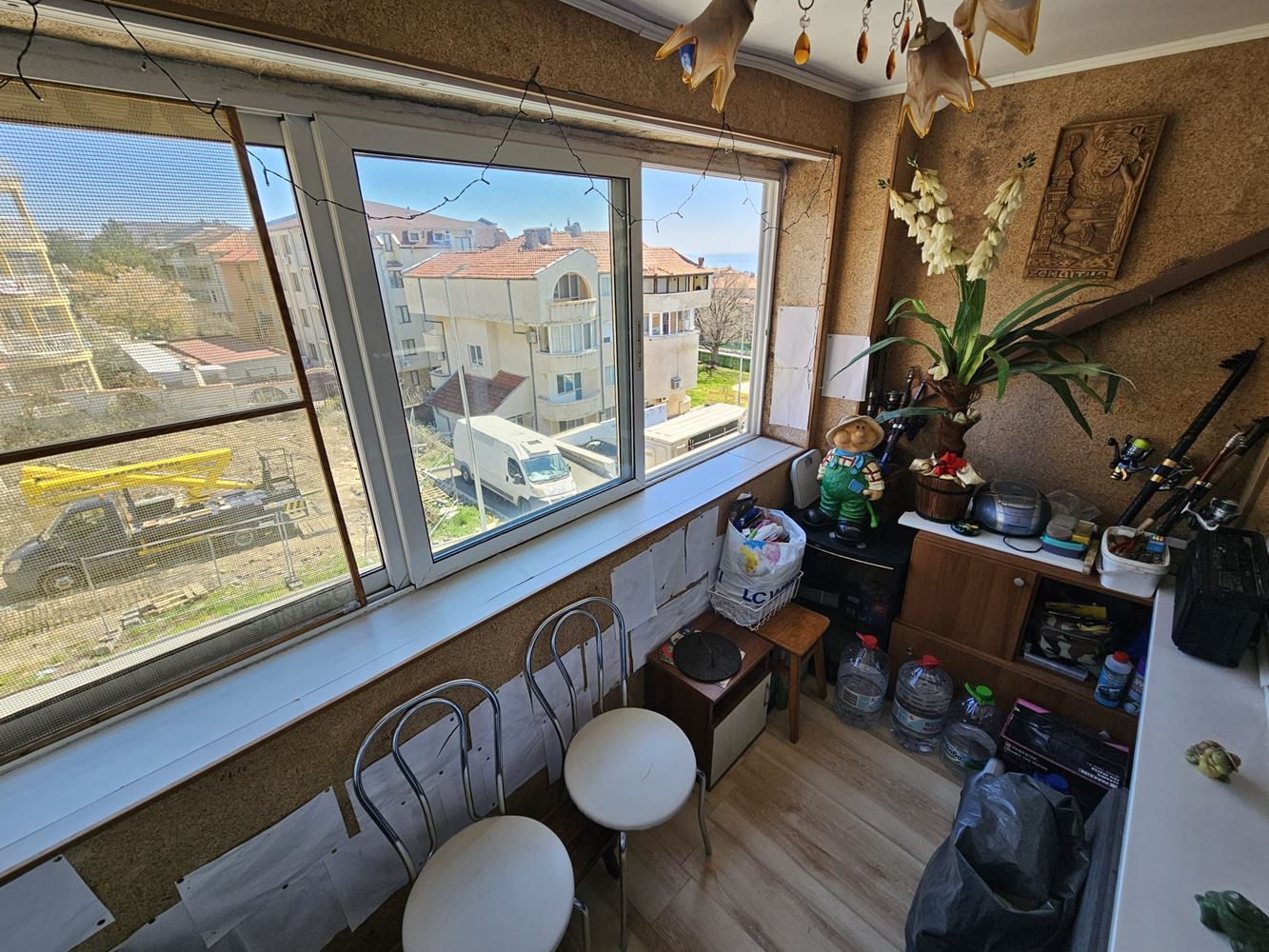 Studio with sea view in Sveti Vlas – with parking space and no maintenance fee