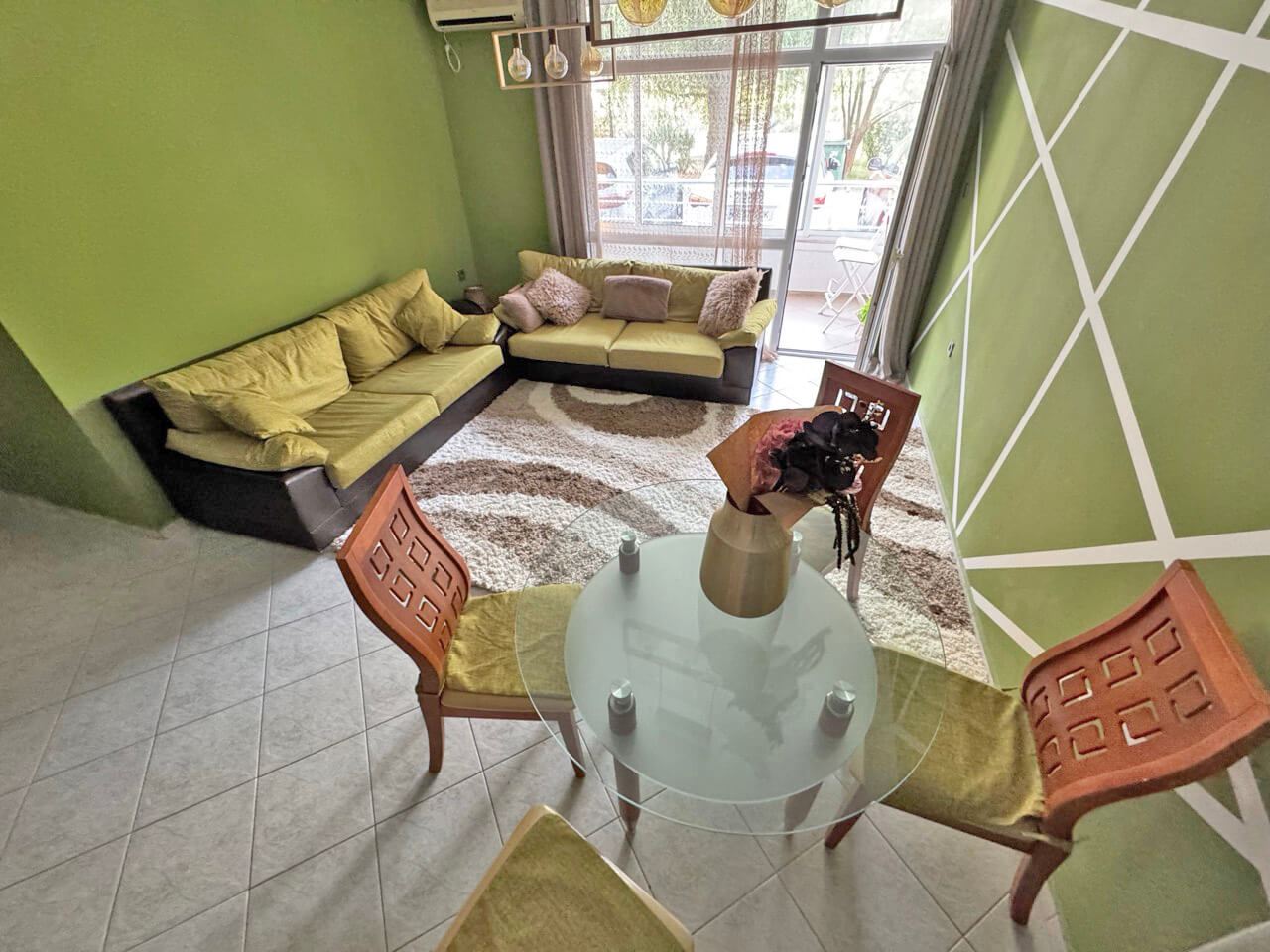 Spacious two-bedroom apartment with pool view in Sunny Beach