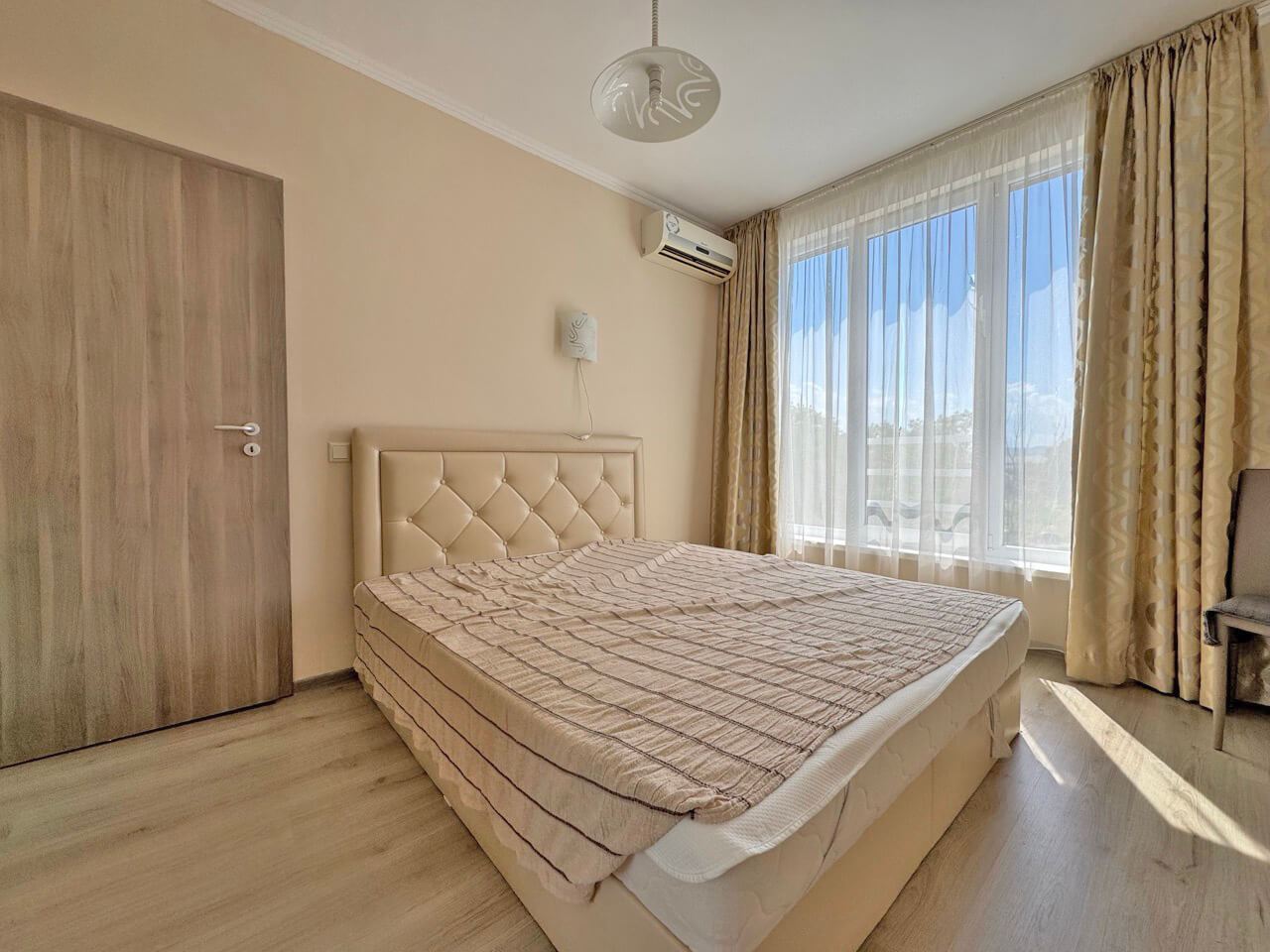 Apartment with Two Bedrooms and Pool View in a Modern Complex in Sunny Beach