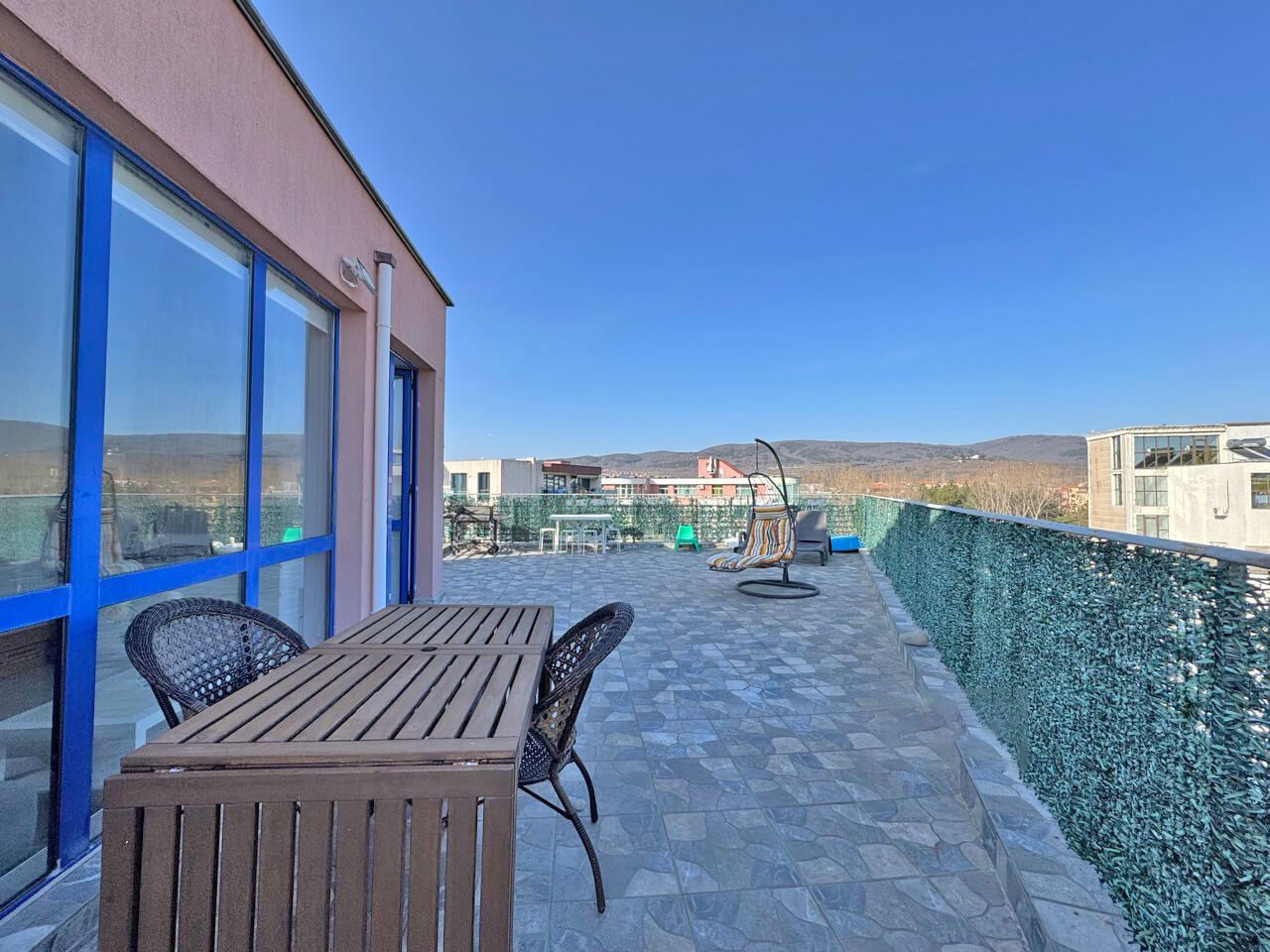 Luxury penthouse in Sunny Beach with an impressive panoramic terrace and excellent location