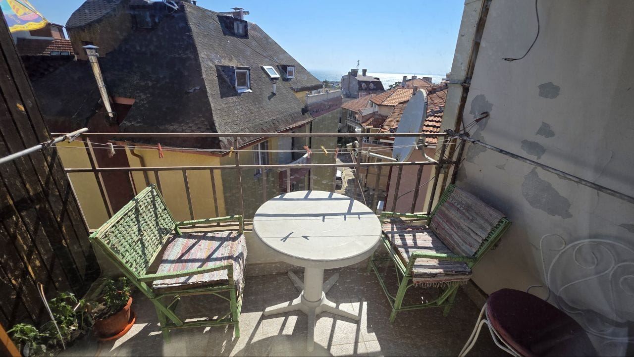 Two-Level Apartment with Sea View in Pomorie – No Maintenance Fee