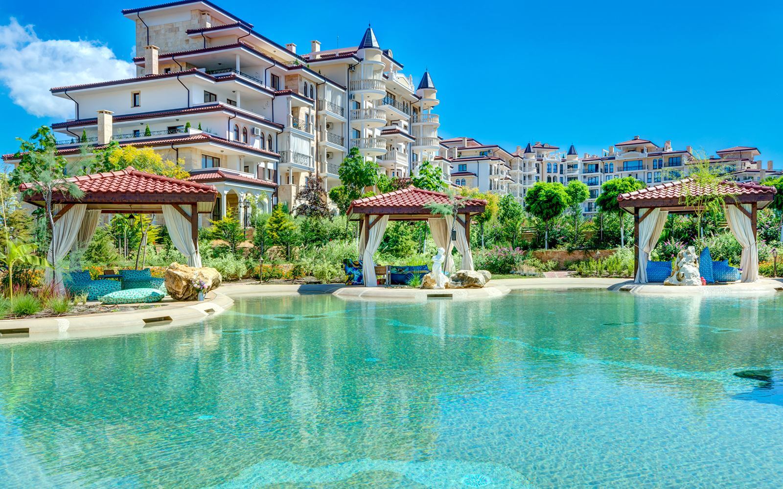 Spacious Two-Bedroom Apartment with Partial Sea View in a Prestigious Complex in Nessebar – Ready for Its New Owners