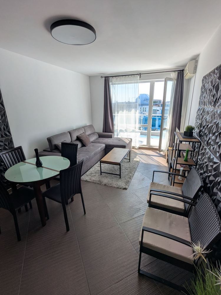 Cozy one-bedroom apartment with partial sea view in Nessebar