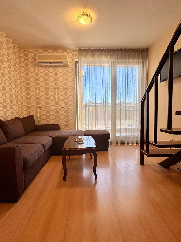 Spacious One-Bedroom Duplex Apartment in Sunny Beach – Ready to Move In, with a Low Maintenance Fee
