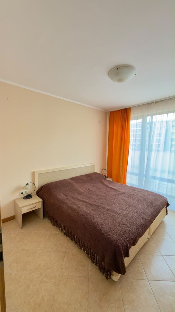 Spacious One-Bedroom Apartment with a Large Terrace and Pool View in Sunny Beach