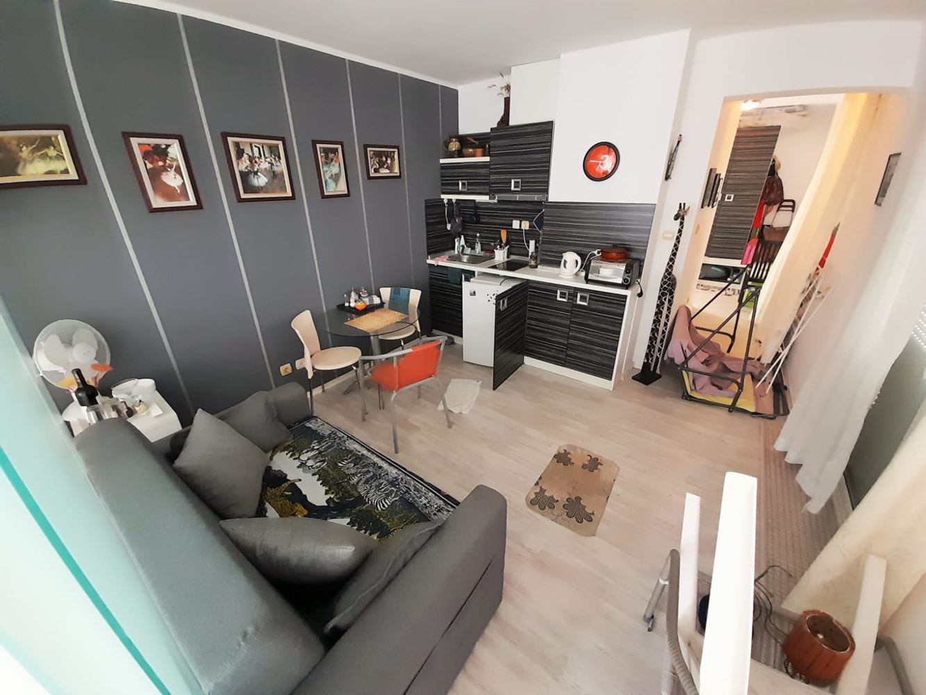 Spacious Studio Apartment with Separate Living Areas in a Prestigious Complex Near Cacao Beach in Sunny Beach