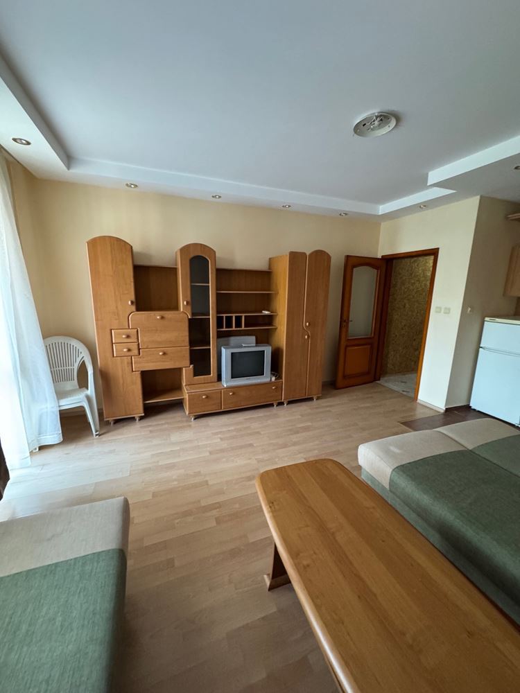 Spacious Studio with Pool View in Sunny Beach – Residential Electricity and Excellent Infrastructure