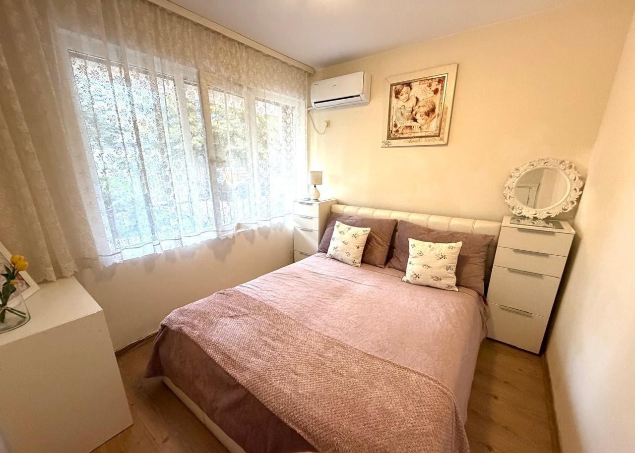 Spacious Two-Bedroom Apartment with Private Garden Just 100 Metres from the Beach in Nessebar