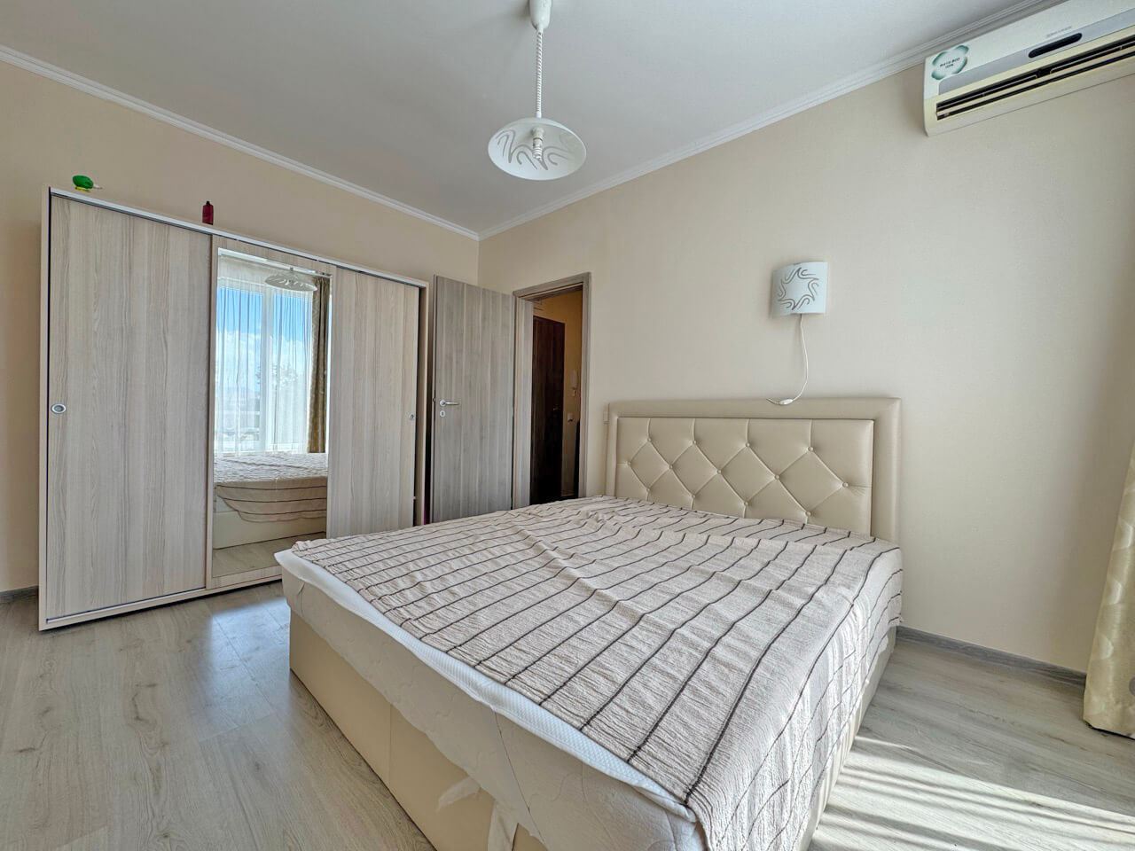 Apartment with Two Bedrooms and Pool View in a Modern Complex in Sunny Beach