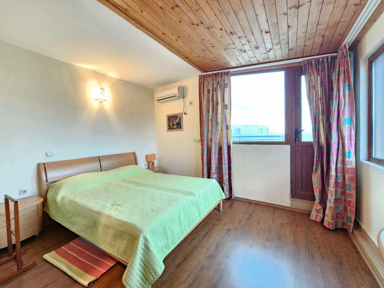 Spacious three-room apartment on the first line of the sea in Sozopol with a unique panoramic terrace