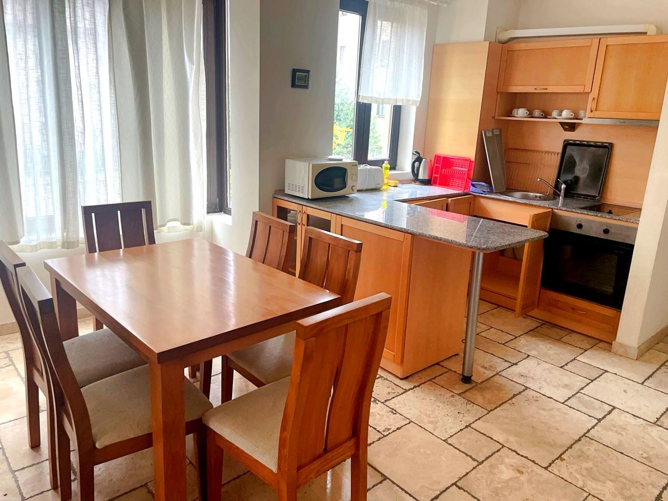 Spacious Furnished Two-Bedroom Apartment with Sea View near Balchik – Comfort Surrounded by Nature and the Golf Riviera