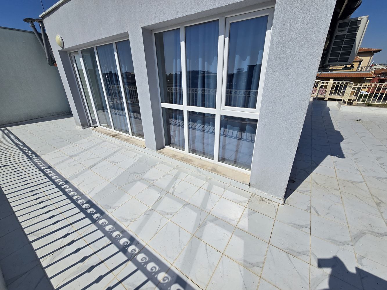 Studio with a Huge Panoramic Terrace and Wonderful View in Nessebar, Cherno More 2 District – No Maintenance Fee