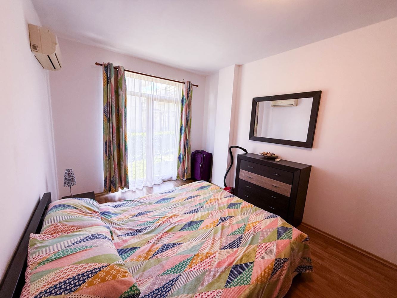 Spacious One-Bedroom Apartment with a Private Garden and Large Veranda in a Complex near Aheloy