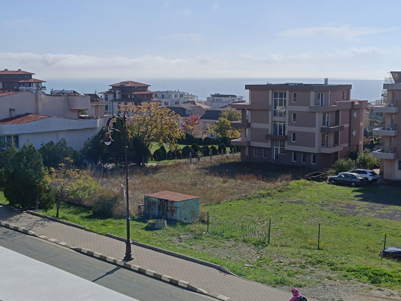 Apartment with two bedrooms and sea view with no maintenance fee in Sveti Vlas