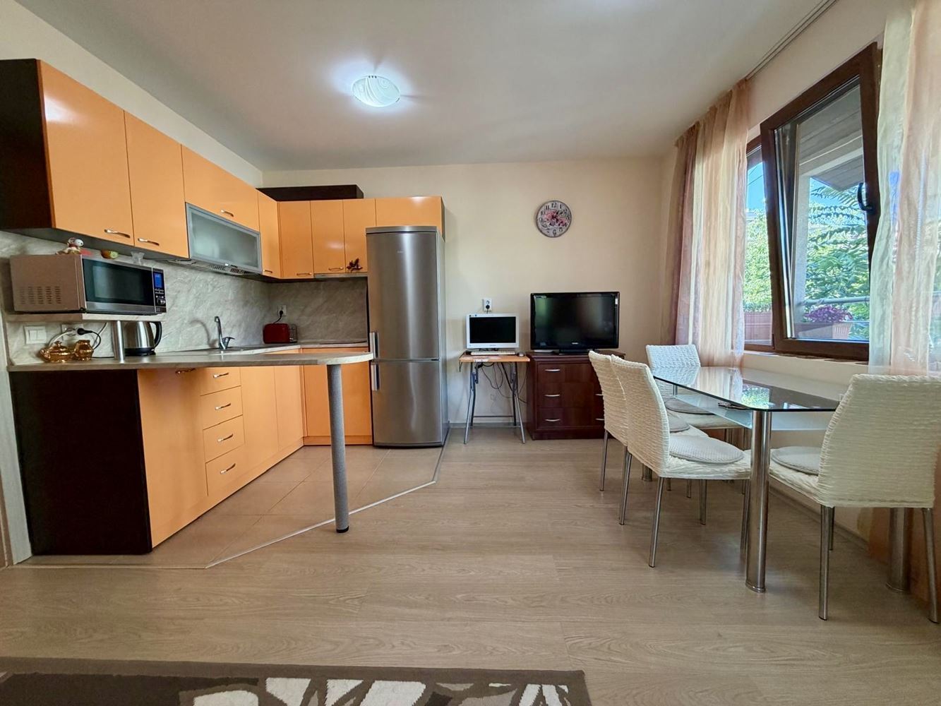 Sarafovo – Spacious One-Bedroom Apartment with Act 16, Minimal Maintenance Fee and Ready Furnishings